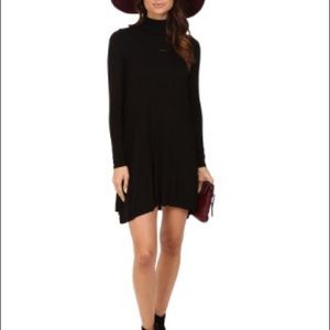 Amanda Long Sleeved Dress - Black